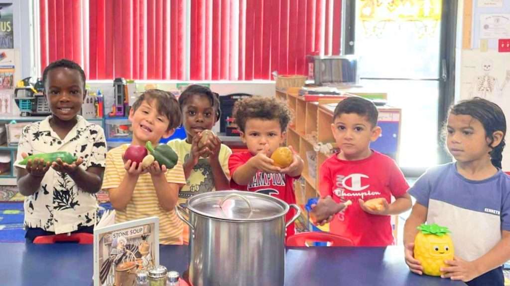 Group of children at a Palm Bay preschool